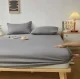 Ruhhy 180x200 cm Cotton Jersey Fitted Sheet, Grey