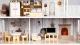Emma Wooden Dollhouse with 10 Furniture Pieces, 3 Levels by ECOTOYS
