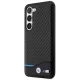 BMW Leather Carbon Case for Samsung Galaxy S23+ Black