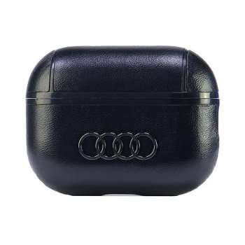 Audi Leather Big Logo Case for AirPods Pro 2, Black