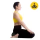 4FIZJO ZAFU Crescent Meditation Cushion, Black