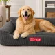 Soft Corduroy Dog and Cat Bed, Anti-Slip Pet Sofa, Size L, 84x65cm