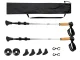 Adjustable Nordic Walking and Trekking Poles, Silver