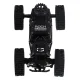 RC Rock Crawler 4x4 LHC012 2-in-1 Remote Control Car, Black