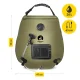 4Fizjo Mountain Goat Portable Solar Shower, 20L, Olive