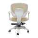 Kids Desk Chair Adjustable Swivel Chair with Footrest, Beige