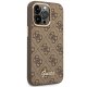 Guess GUHCP14XHG4SHW iPhone 14 Pro Max 6,7" brūns/brūns cietais futrālis 4G Vintage Gold Logo | 6.7"...
