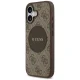 Guess iPhone 17 Case 4G Circle Classic Logo MagSafe, Brown