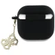 Guess Silicone 4G Charm Case for Apple AirPods 4, Black