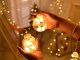 Christmas Curtain, Garland Lights, 138 LED, IP44, Warm White
