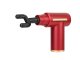 Relaxing Mini Muscle Massager Gun with 4 Nozzles Wireless Massage Device, Red
