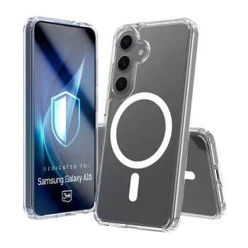 3mk Armor MagCase for Samsung Galaxy A16 4G / 5G Transparent