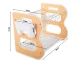 Two-Tier Dish Drainer Rack with Drip Tray and Cutlery Holder