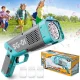 Automatic Soap Bubble Gun Blue