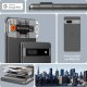 Google Pixel 7a Spigen Optik.Tr CAmera Protector 2-Pack with Frame, Black