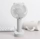 Portable USB Desk Fan with 3 Speeds, Rechargeable, white