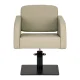Hairdressing Chair Gabbiano Elda with Hydraulic Lift, Beige / Black