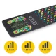 4Fizjo Acupressure Foot Massage Mat with Stones, 140 x 35 cm, Black