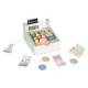 Wooden Toy Cash Register for Kids with Card Terminal and Scanner