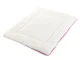 Fabric pet bed for dogs and cats, 54x44 cm, pink
