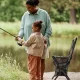 Folding Camping and Fishing Chair with Bag, Camouflage