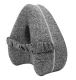 Anatomical Orthopedic Knee Leg Cushion Pillow with Memory Foam, Gray