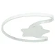 LED Ceiling Light for Kids Room Moon, Dimmable with Remote, White