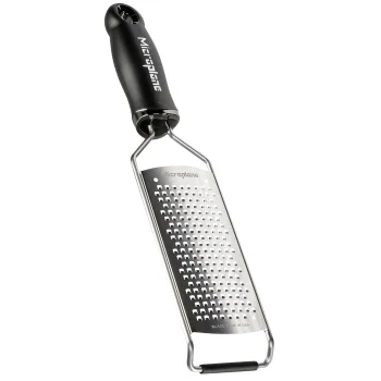 Microplane Gourmet Coarse Grater, Black / Silver