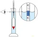 Glass Alcoholometer Alcohol Meter 0-96%