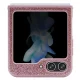 Guess Samsung Galaxy Z Flip 5 Case Glitter Script, Pink