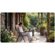 Sofotel So-983 Folding Garden Chairs, Set of 2, Beige