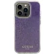 Guess iPhone 15 Pro Case IML Faceted Mirror Disco Iridescent, Pink