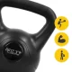 4FIZJO Kettlebell Exercise Weight 8 kg, Black