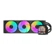 DarkFlash DV360S MAX CPU Liquid Cooler, 3.95\" IPS Screen, ARGB, Black