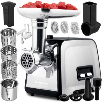 Meat Grinder Berdsen BD-601B, 450/1200 W, White