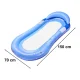 Inflatable Pool Float Hammock with Mesh, Blue
