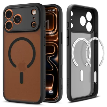 Spigen Ultra Hybrid Mag MagSafe Case for iPhone 17 Pro, Black