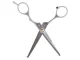 Straight hairdressing scissors, sharp stainless steel, ergonomic
