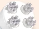 Cordless Electric Head and Scalp Massager, USB Rechargeable with 4 Massage Heads