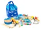 ECOTOYS Kids Musical Instrument Set, 16-Piece Percussion Toys with Bag