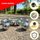 Kruzzel 00022915 Petanque Boules Set (8 Balls + Case)