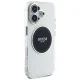 Guess IML Metal Colored Circle MagSafe Case for iPhone 16 Black