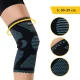 4FIZJO Elastic Knee Support Brace S, Black and Blue