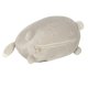 Kids 2-in-1 Travel Neck Pillow and Convertible Cat Stuffed Animal, Grey