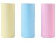 Self-Adhesive Thermal Printer Paper 55mm for Mini Printers, 3 Rolls, Assorted Colors