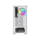 Darkflash DS900WD ATX PC Case with 4 Fans, White
