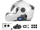 Motorcycle Bluetooth Intercom Q58MAX with microSD Player and Flashlight