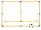 Portable Folding Football Soccer Goal, Target Practice Banner Sheets + Ball and Pump