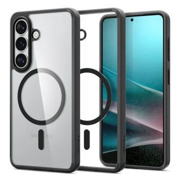 Spigen Ultra Hybrid Mag Case for Samsung Galaxy S26, Clear Black