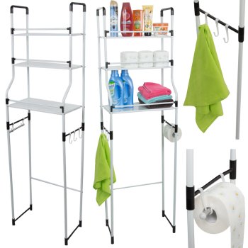 Shelf over Toilet Stand Bathroom Cabinet Organiser